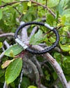 Leather bracelet with hidden message 