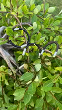 Leather bracelet with hidden message 