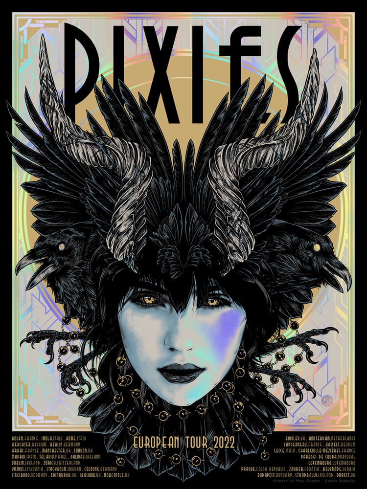 Studio Seppuku The Art of Rhys Cooper — PIXIES European tour