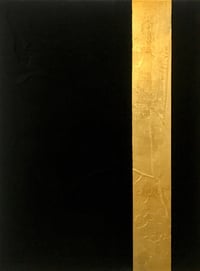 Image 3 of Veining - acrylic and 23 carat gold on canvas, 30x40 cm