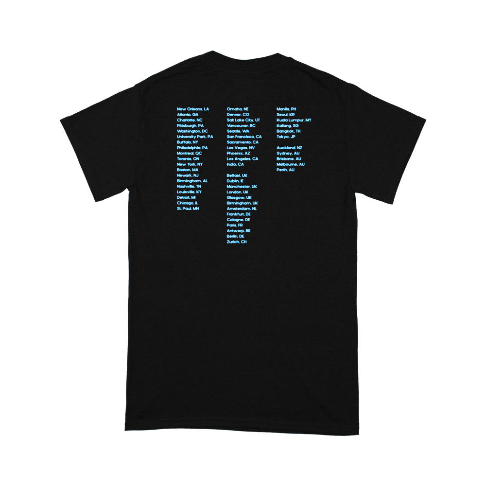 HTE glow tour tee