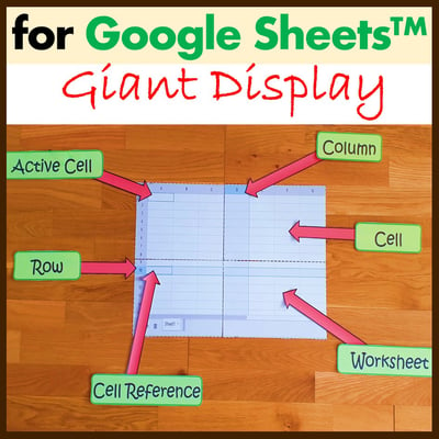 Image of Giant Computer Lab Classroom Decor for Google Sheets™ Keywords