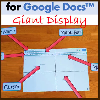 Image of Computer Lab Classroom Decor for Google Docs™ Giant Display