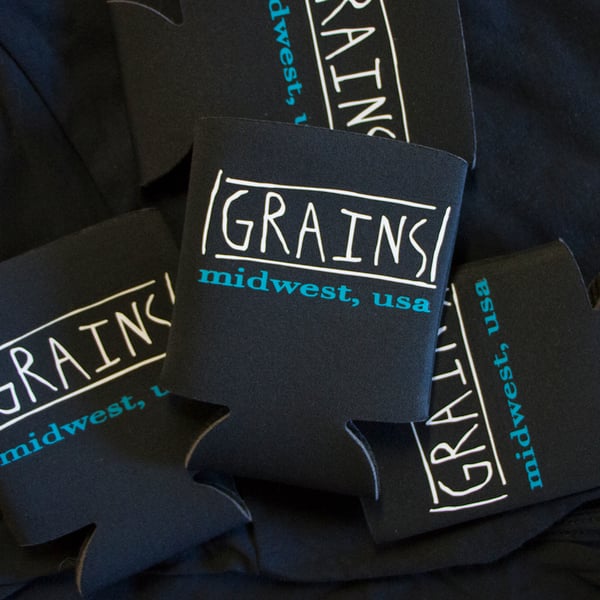 Image of GRAINS midwest, usa Koozie 