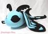 Light Blue - Long Tail Burnet Moth Plushie