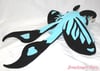 Light Blue - Long Tail Burnet Moth Plushie