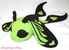 Bright Green - Long Tail Burnet Moth Plushie