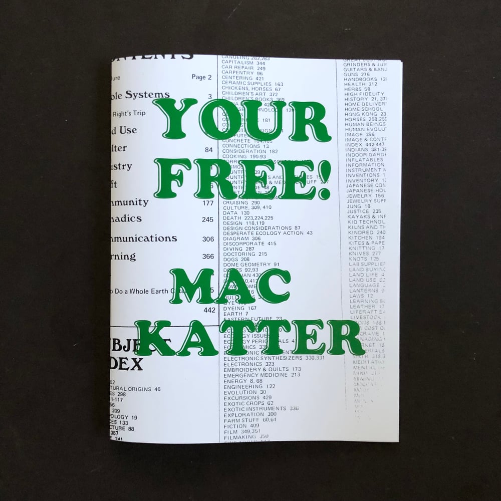 Mac Katter / Your Free!