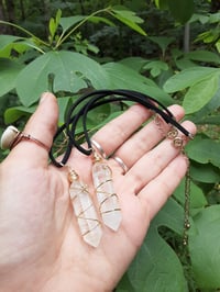 Image 3 of Clear quartz choker