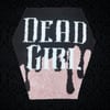Tufted Dead Girl Coffin Rug