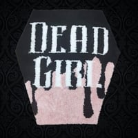 Image 1 of  Tufted Dead Girl Coffin Rug 