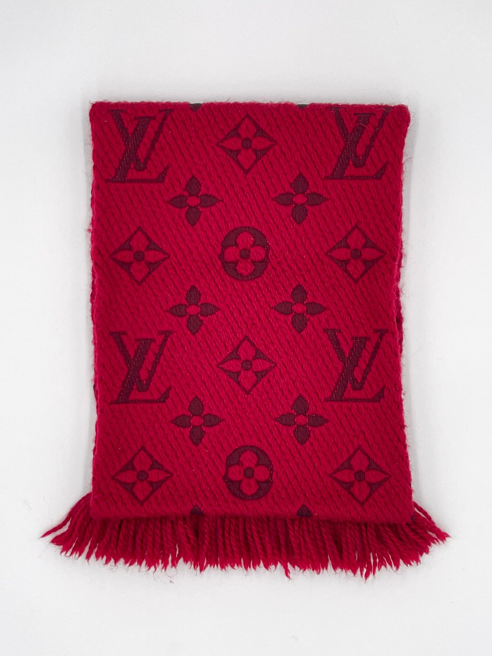 Louis Vuitton Logomania Wool Rouge