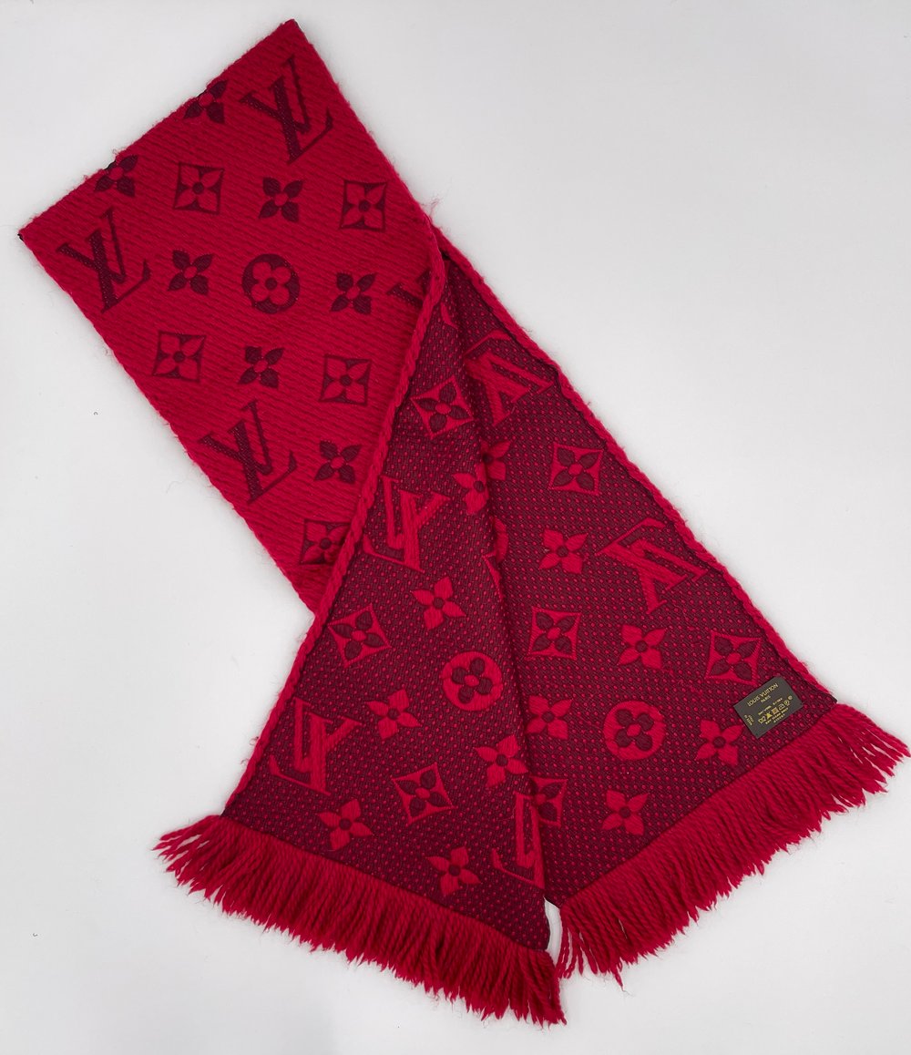 Louis Vuitton Logomania Wool Rouge