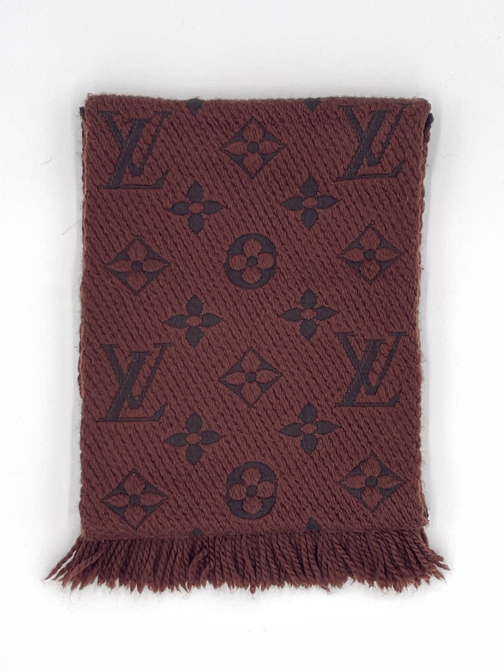 Louis Vuitton Logomania Wool Brown