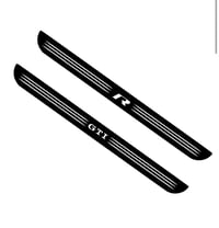 Image 2 of X4 Vw Golf Mk7/7.5/mk8 Decorative Door Sill Stickers 