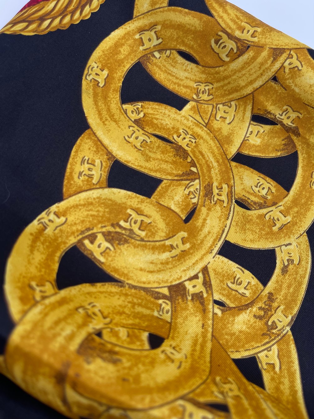 Chanel Vintage Jewelry scarf 