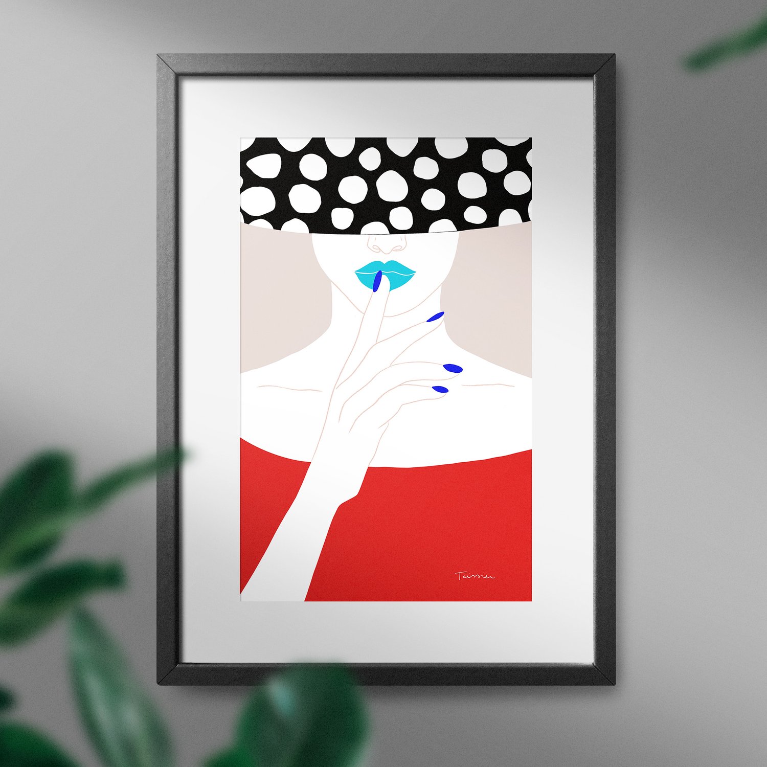Femme au chapeau #2