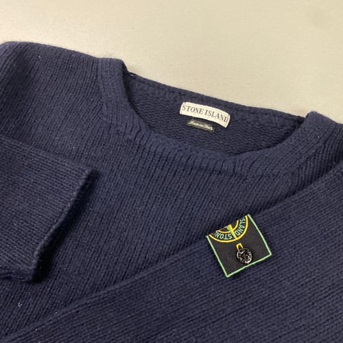Image of AW 1995 Stone Island wool sweatshirt, size medium