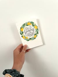 Image 1 of Plantable Seed Cards - Life Gives You Lemons