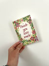 Plantable Seed Card - Thank You Sooo Much
