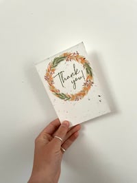 Image 1 of Plantable Seed Card - Thank You!