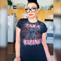 Image 1 of Event Worn TNA Impact Wrestling Tara Rizing T-Shirt + Free Signed 8x10
