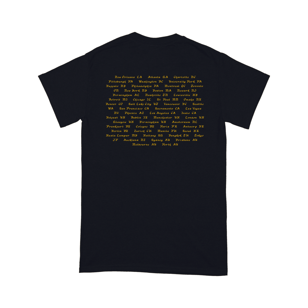 HTE globe tour tee