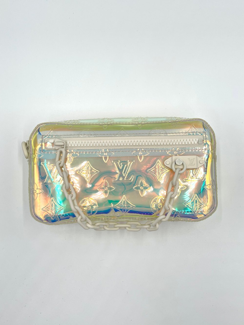 Louis Vuitton Pvc Monogram Pochette Volga Iridescent Prism