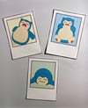 Snorlax Polaroid