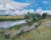 River Eden (Summer) - Framed original