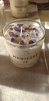 Manifest It W/ Amethyst Crystals 