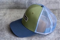 Image 2 of NH 48 - Olive Green/Blue Trucker Hat