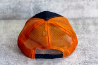 Image 3 of NH 48 - Dark Navy/Orange Trucker Hat