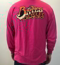 BATES LOGO PINK LONG SLEEVE