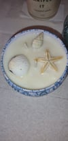 Unscented Seashell Candle 1