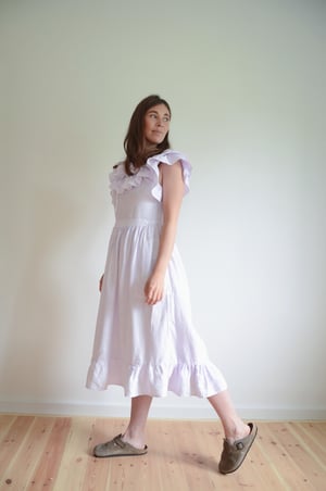 Image of Jolánka Lilac Cotton Dress