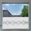 Fensterfolie Muster, Milchglasfolie Muster, Fenstertattoo Sichtschutz, Klebefolie Fenster