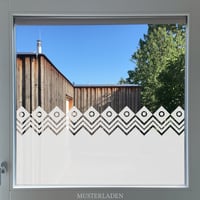 Image 1 of Dekorative Fensterfolie Badezimmer Ordination für Sichtschutz