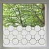 Fensterfolie Achteck - Blickschutz Badezimmer, Sichtschutz Folie Glastür