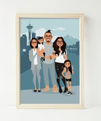Image 1 of Family portait with detailed background