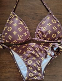 Image 1 of LV brown bikini 