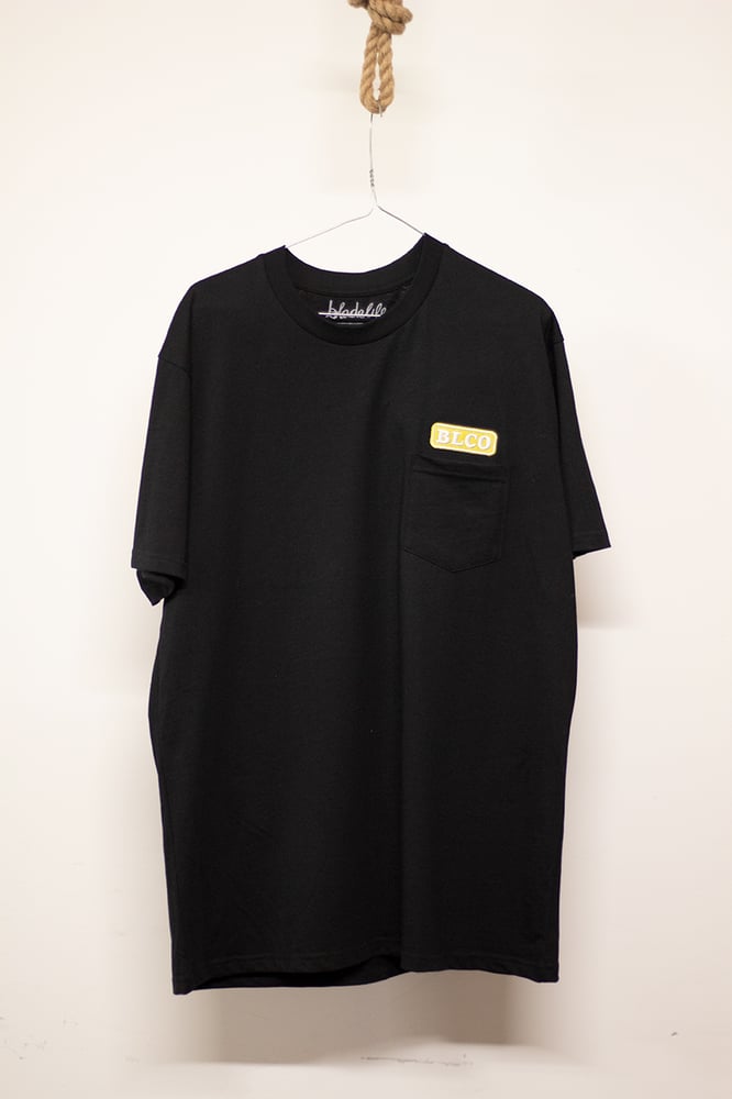 Image of BLCO Company Workwear Tshirt - Black / Yellow