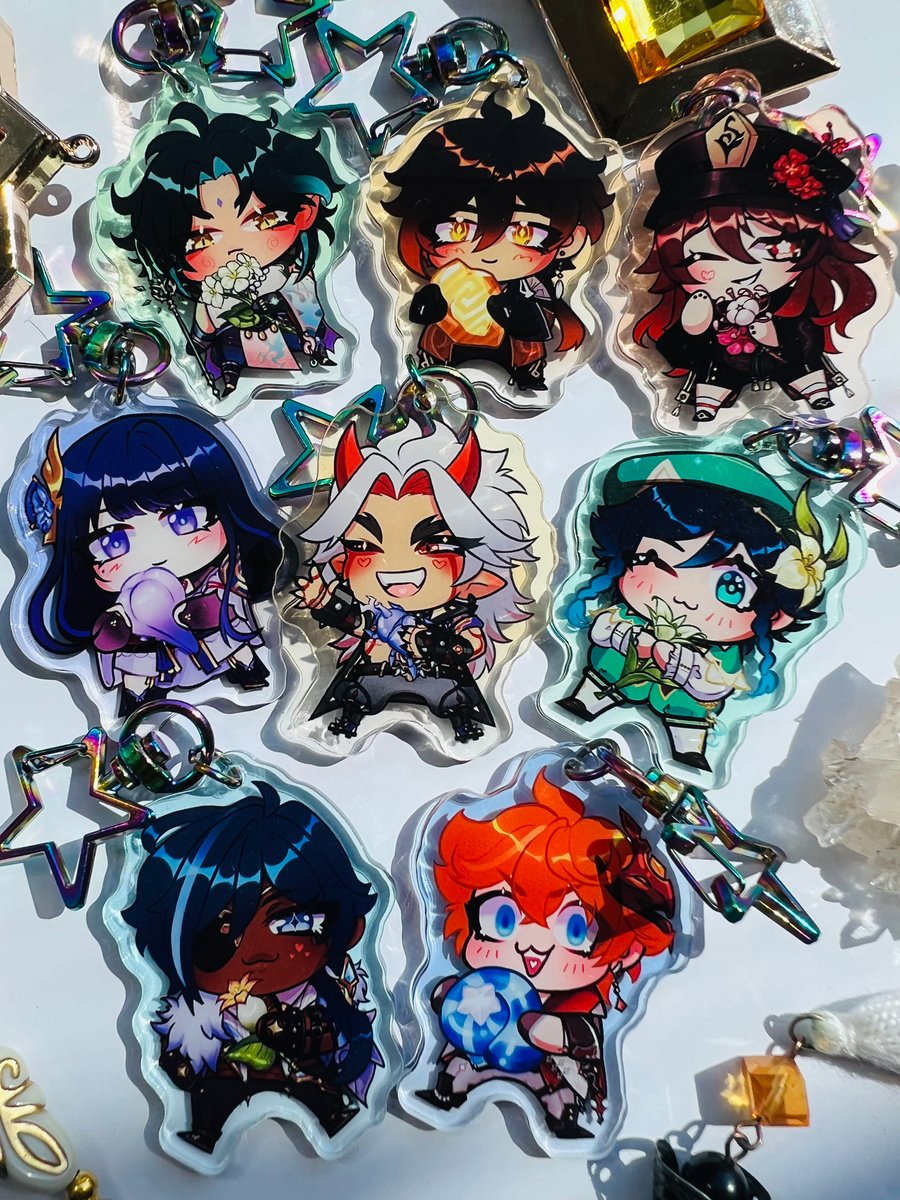 genshin acrylic charms