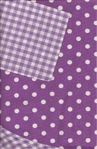 Image of Purple Candy Polkadot Half Apron