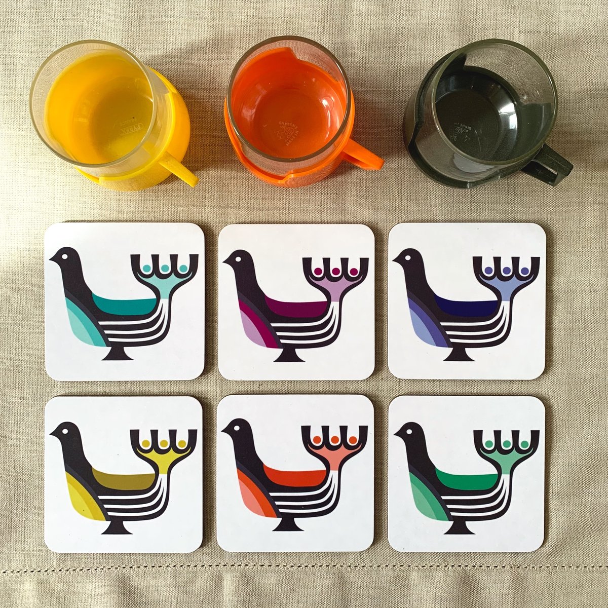 Nordic Birds Coasters