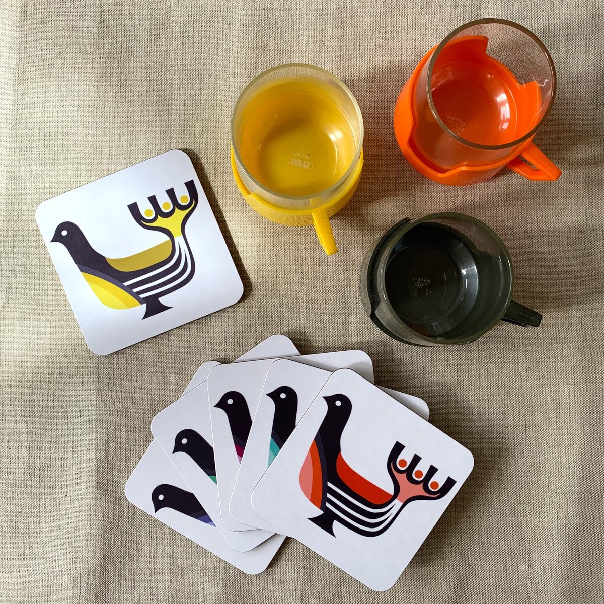 Nordic Birds Coasters