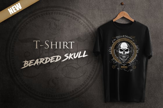 Image of *NEW* T-SHIRT "Bearded Skull"