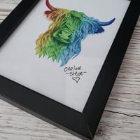 Image 3 of Rainbow Highland Cow Gift Set - Deal Pride