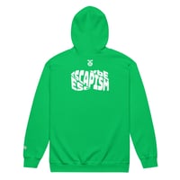 Image 3 of NEW! Unisex heavy blend MDM 'ESCAPISM' zip hoodie