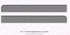 1964 Lincoln Continental Rear Bumper Insert Decals